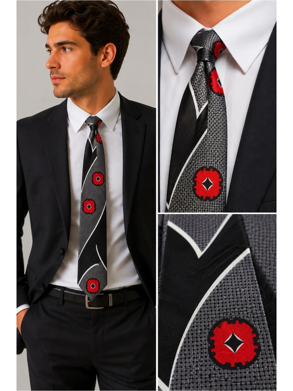 BUGLE BOY Vintage Abstract Tie